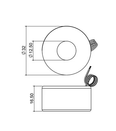TORO-RING-32 Technical Dimension Diagram