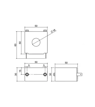 TORO-BOX-50X50L Technical Dimensions Drawing